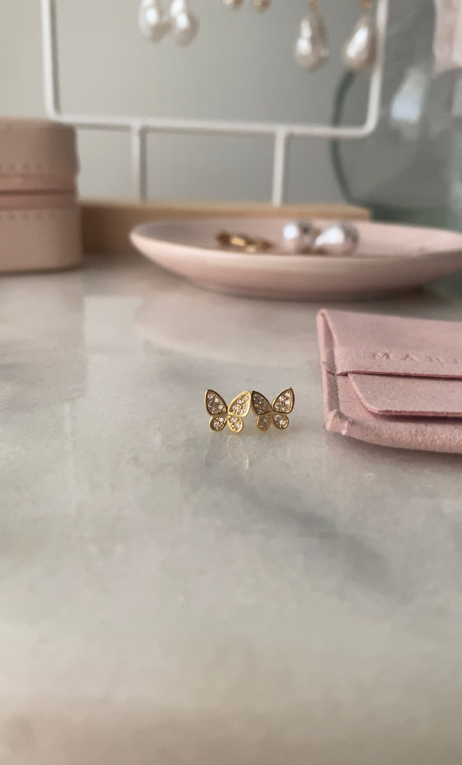 BUTTERFLY STUDS - Marbelle Blakk